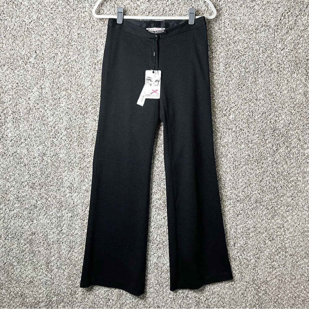 Yoana Baraschi Pants Women’s‎ 0 Black Semi Sheer Textured NWT